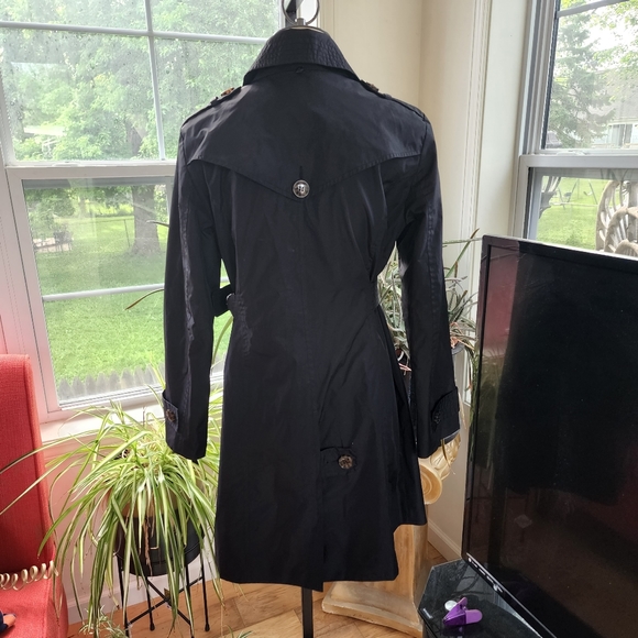 Marvin Richards Women's Lightweight Belted Trench Coat Size Small - Picture 5 of 13
